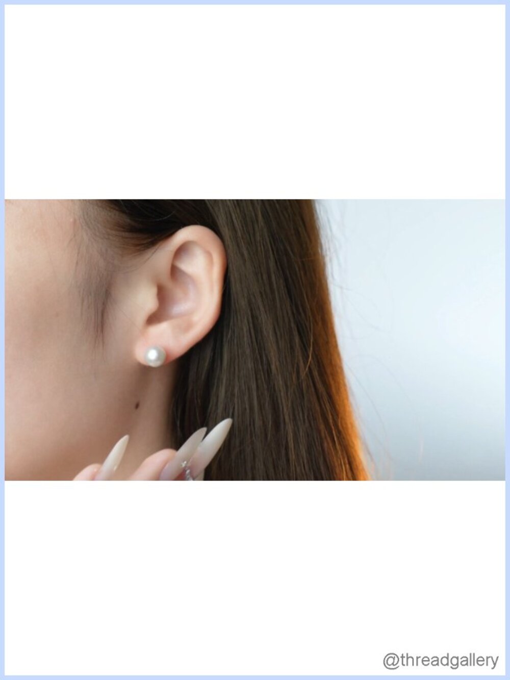 8mm Freshwater Pearl Stud Earrings 925 Sterling Silver Push Back Gift - Picture 6 of 6